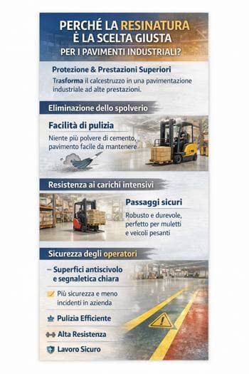 infografica pavimenti industriali resinatura