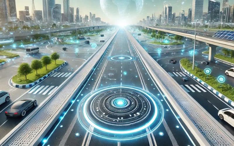 asfalto intelligente per strade smart